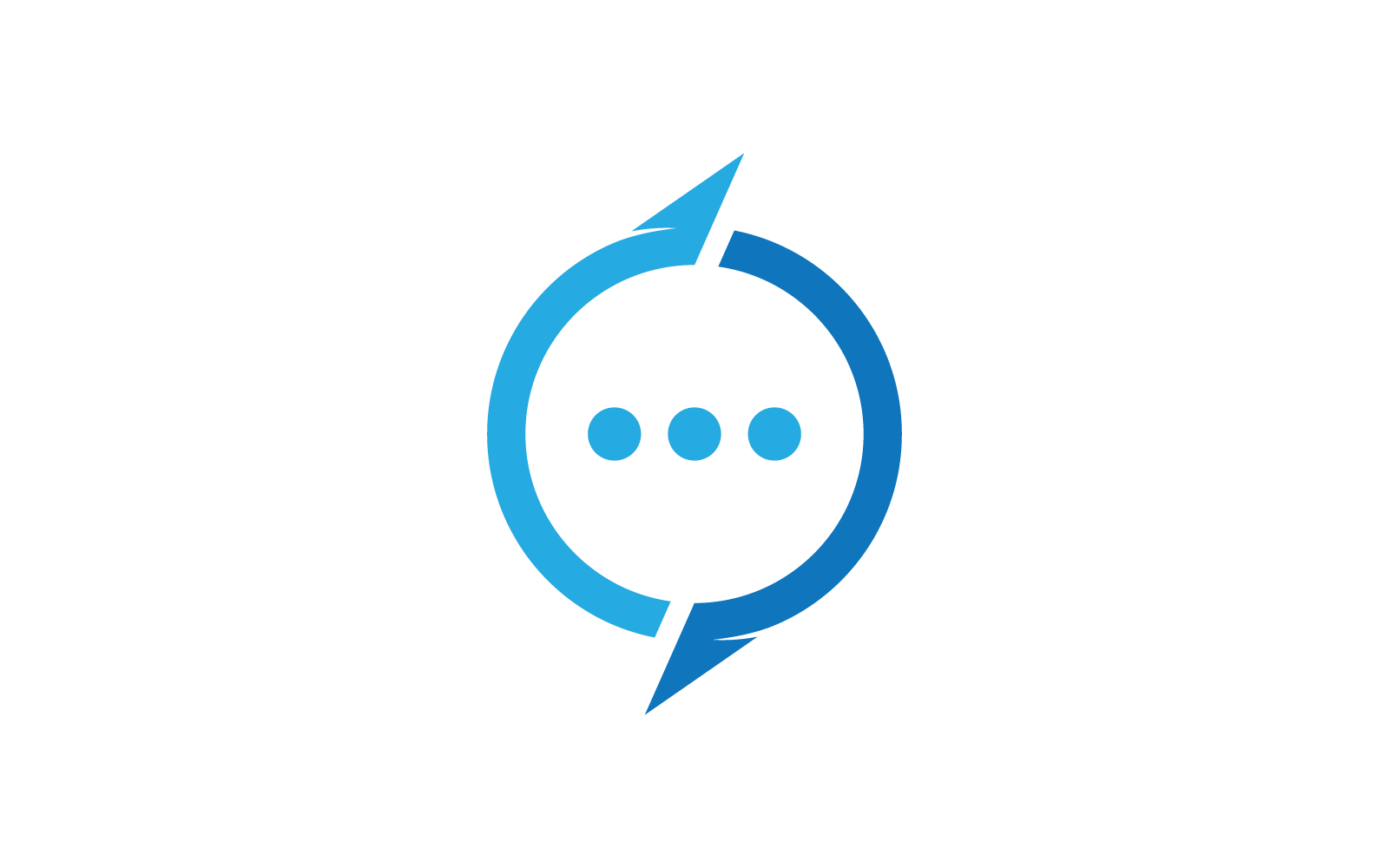 Speech bubble icon vector design Logo Template