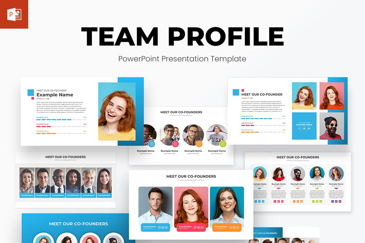 Template #360423 Team Profile Webdesign Template - Logo template Preview