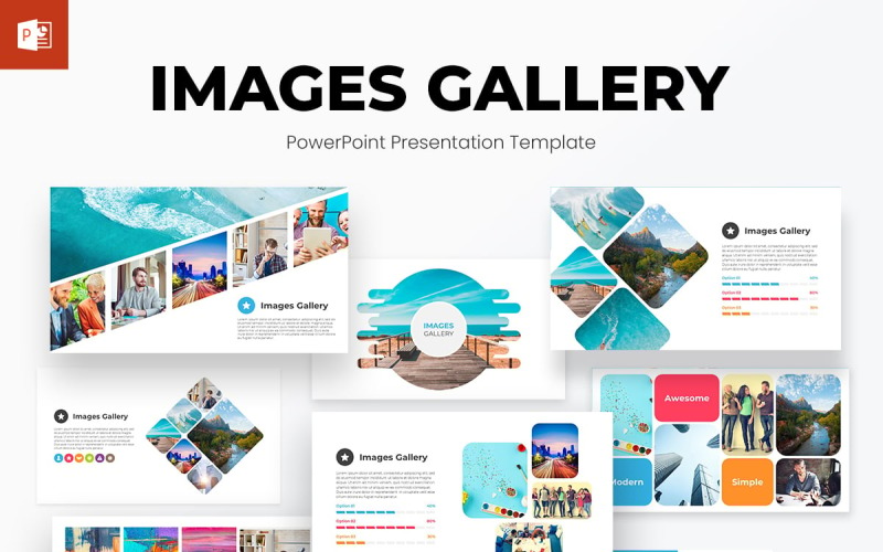 Gallery PowerPoint Presentation Template PowerPoint Template