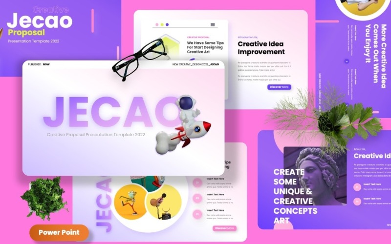 Jecoa - Creative Proposal Powerpoint Templates PowerPoint Template