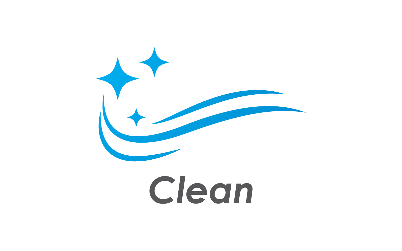 Logotipo de limpeza e modelo de vetor de símbolo