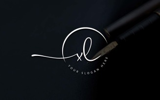 Calligraphy Studio Style XL Letter Logo Design