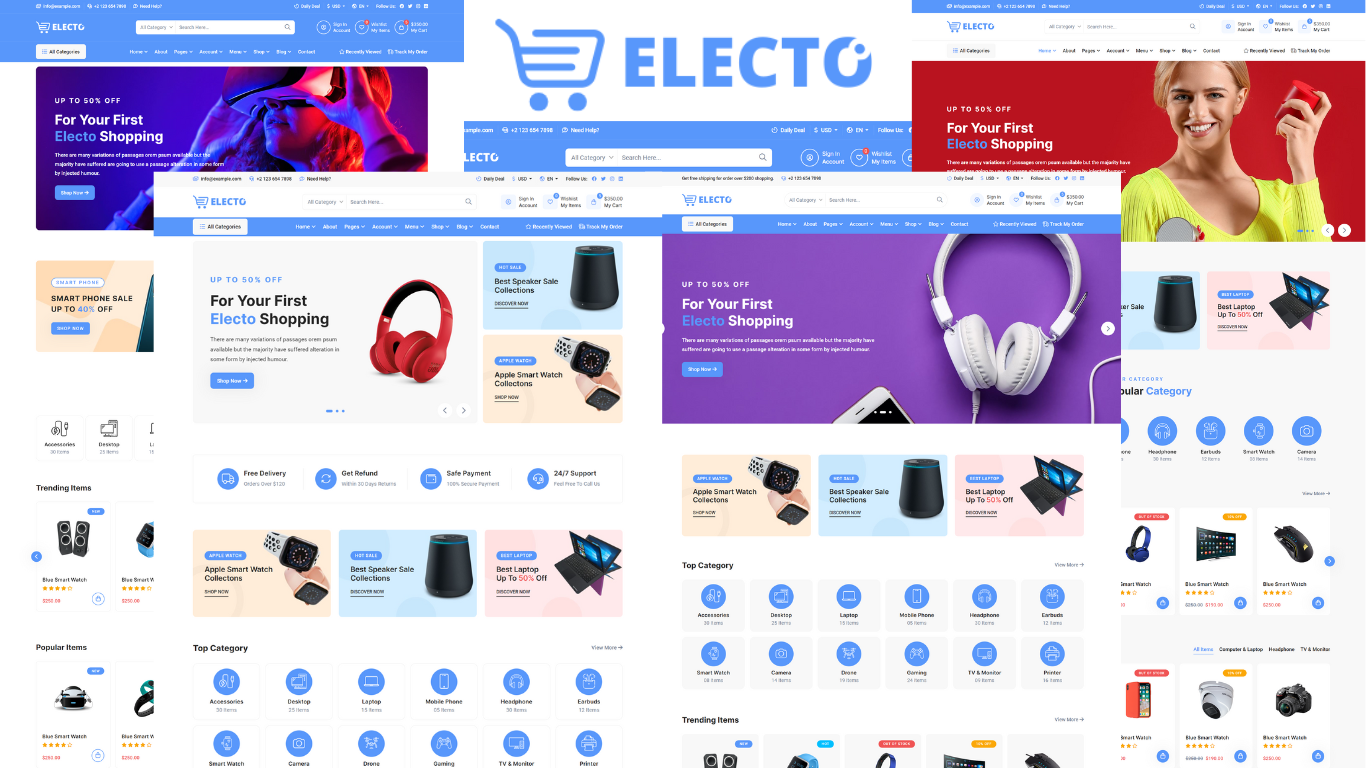 Electo - Electronics eCommerce HTML5 Template