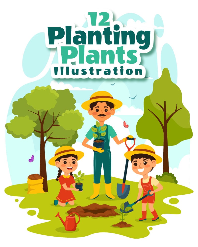 Kit Graphique #360951 Plantes Plante Web Design - Logo template Preview