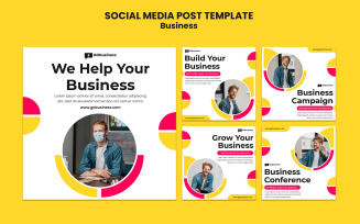Business Social Media Post Templates 5 PSD