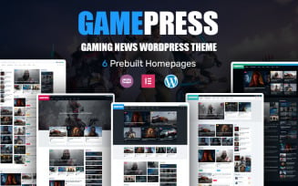 GamePress - Gaming News WordPress Theme