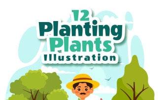 12 Planting Plants Illustration