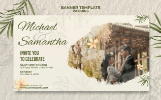 Wedding Social Media Banner Template