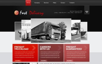 Delivery Services PSD Template