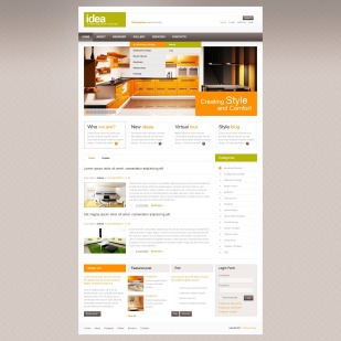 Interior Design Drupal Template