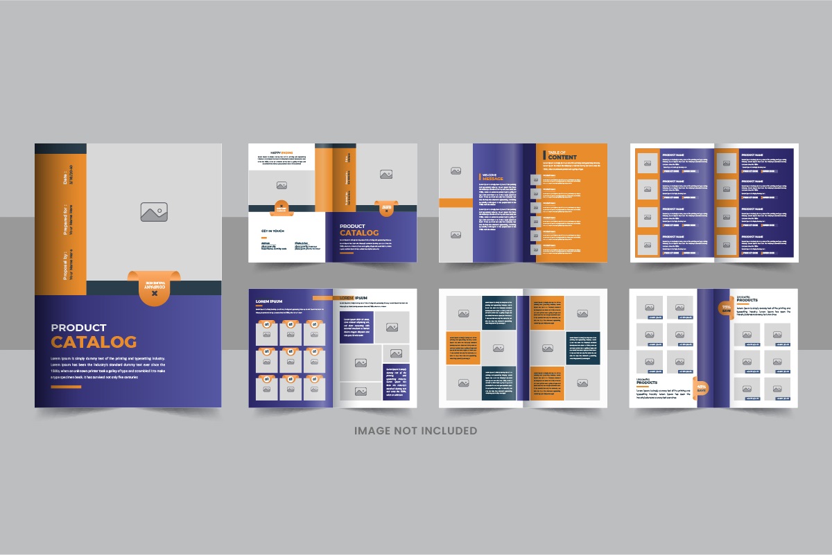 Kit Graphique #361134 Catalogueue Catalogue Web Design - Logo template Preview