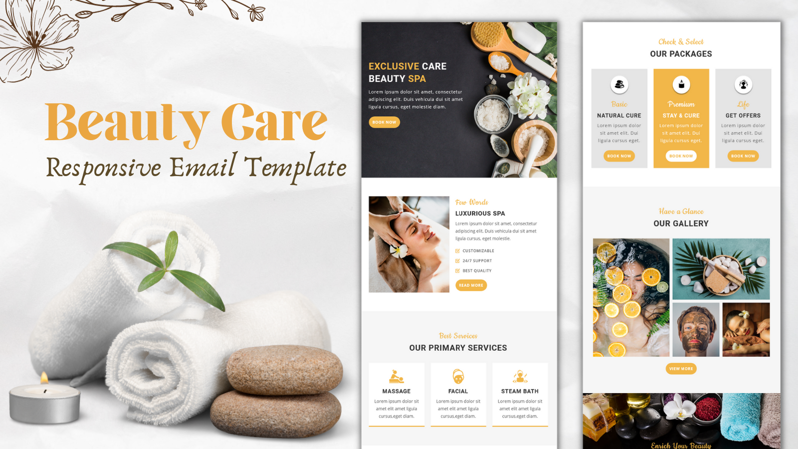 Beauty Care – Multipurpose Responsive Email Template