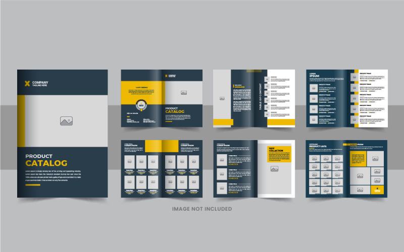 Creative Product Catalog Layout Template, catalog design Corporate Identity