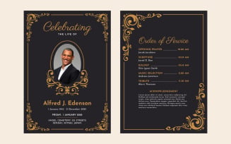 Funeral Order Service Template