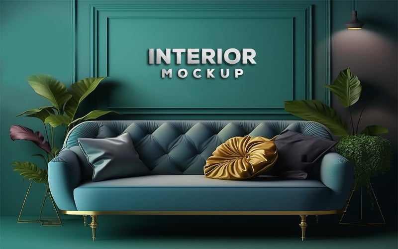 Luxury Interior Logo Mockup Product Mockup