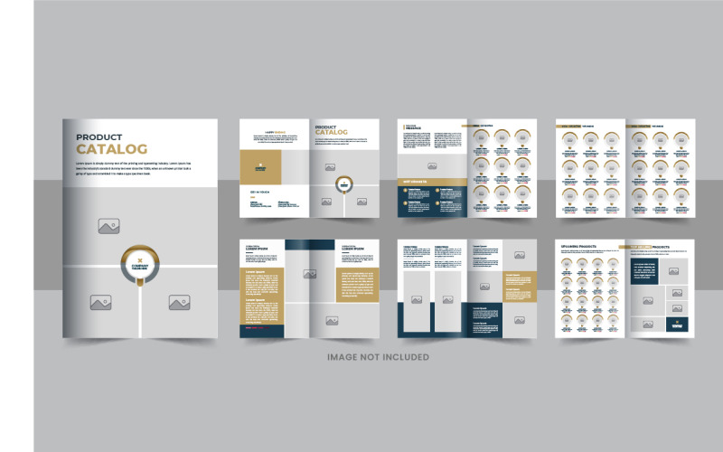 Modern Product Catalog Layout design, catalog template Corporate Identity