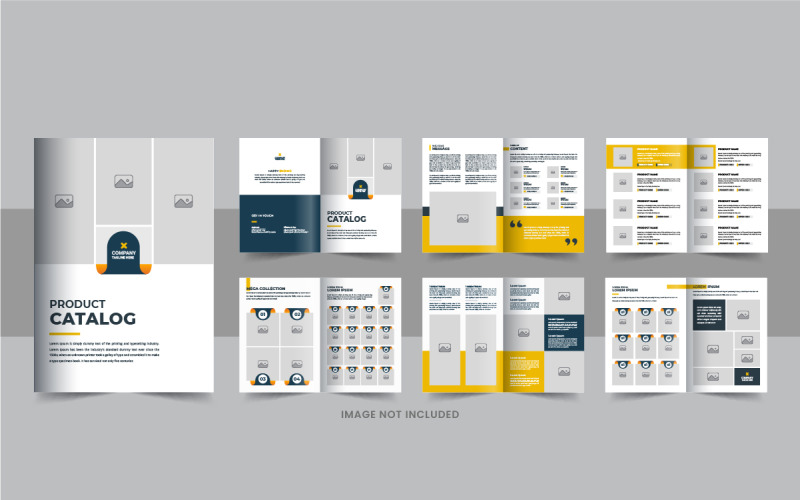 Modern Product Catalog Layout Template, catalog design Corporate Identity