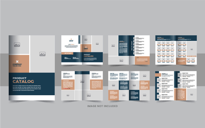 Product Catalog Layout design, Modern catalog template Corporate Identity