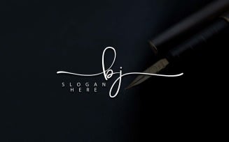 Creative Photography BJ Letter Logo Design