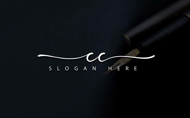 Creative Photography CC Letter Logo Design Logo Template