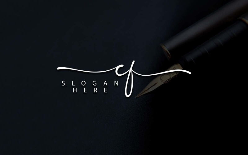 Creative Photography CF Letter Logo Design Logo Template