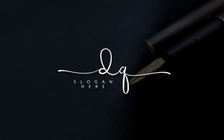 Creative Photography DQ Letter Logo Design