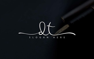 Creative Photography DT Letter Logo Design