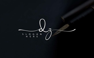 Creative Photography DZ Letter Logo Design