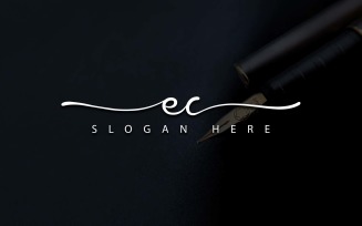 Creative Photography EC Letter Logo Design