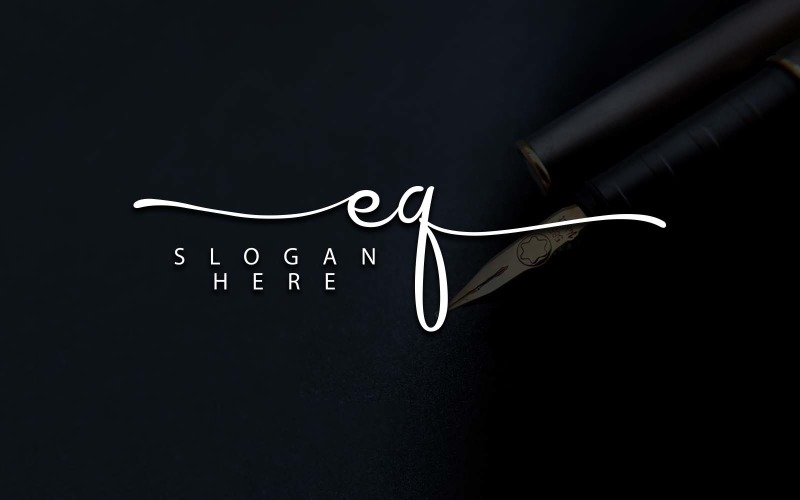 Creative Photography EQ Letter Logo Design Logo Template