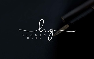 Creative Photography HG Letter Logo Design