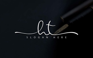 Creative Photography HT Letter Logo Design