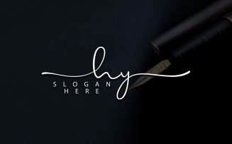 Creative Photography HY Letter Logo Design