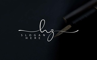 Creative Photography HZ Letter Logo Design