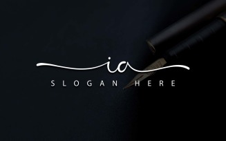 Creative Photography IA Letter Logo Design