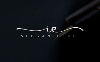 Creative Photography IE Letter Logo Design