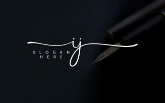 Creative Photography IJ Letter Logo Design