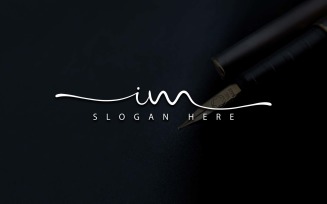 Creative Photography IM Letter Logo Design