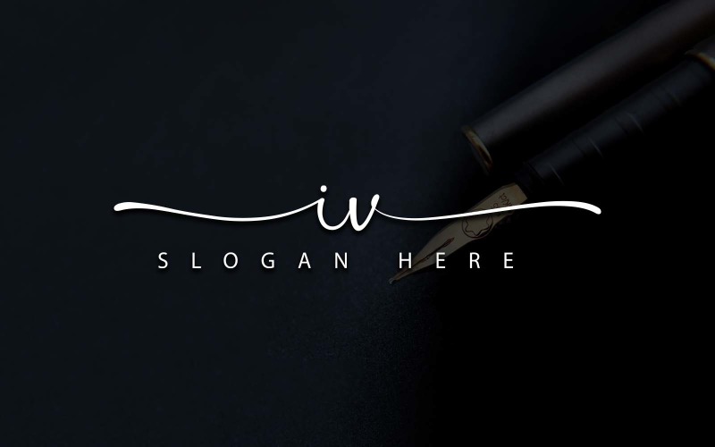 Creative Photography IV Letter Logo Design Logo Template