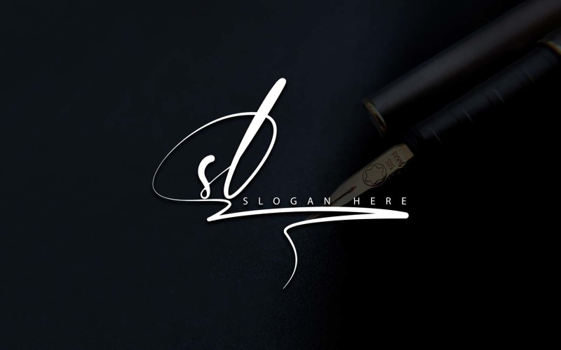 Creative Photography SL Letter Logo Design Logo Template