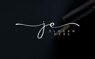 Creative Photography JE Letter Logo Design