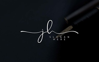 Creative Photography JH Letter Logo Design