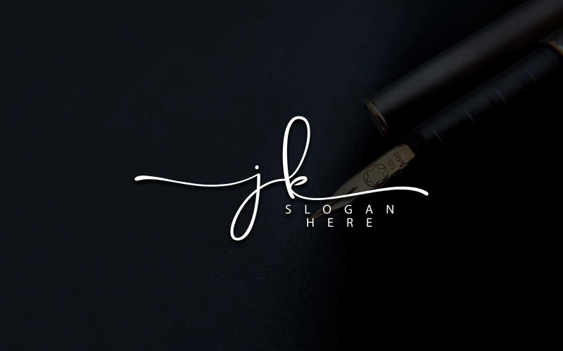 Creative Photography JK Letter Logo Design Logo Template