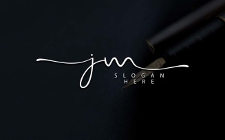 Creative Photography JM Letter Logo Design