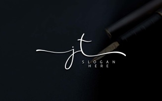 Creative Photography JT Letter Logo Design