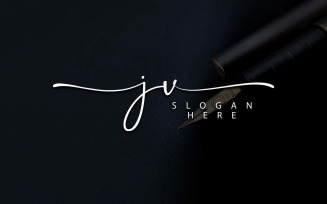 Creative Photography JV Letter Logo Design