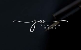 Creative Photography JW Letter Logo Design