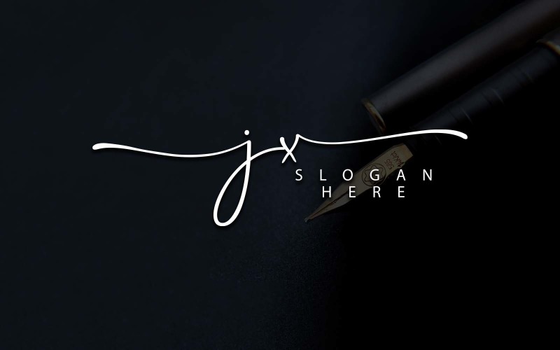 Creative Photography JX Letter Logo Design Logo Template
