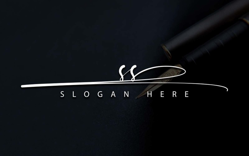 Creative Photography SS Letter Logo Design Logo Template