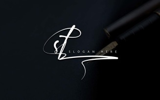 Creative Photography ST Letter Logo Design